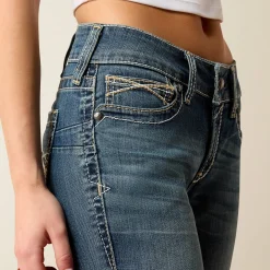 R.E.A.L. Mid Rise Stretch Whipstitch Boot Cut Jean