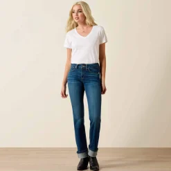 R.E.A.L. Perfect Rise Abby Straight Jean