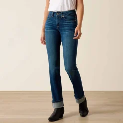 R.E.A.L. Perfect Rise Abby Straight Jean