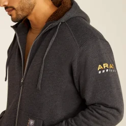 Rebar All-Weather Sherpa-Lined Full Zip Hoodie