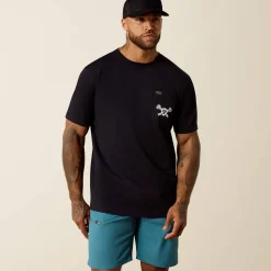 Rebar Cotton Strong Bolt Skull T-Shirt