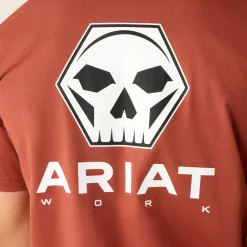 Rebar Cotton Strong Bolt Skull T-Shirt