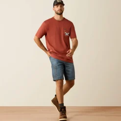 Rebar Cotton Strong Bolt Skull T-Shirt