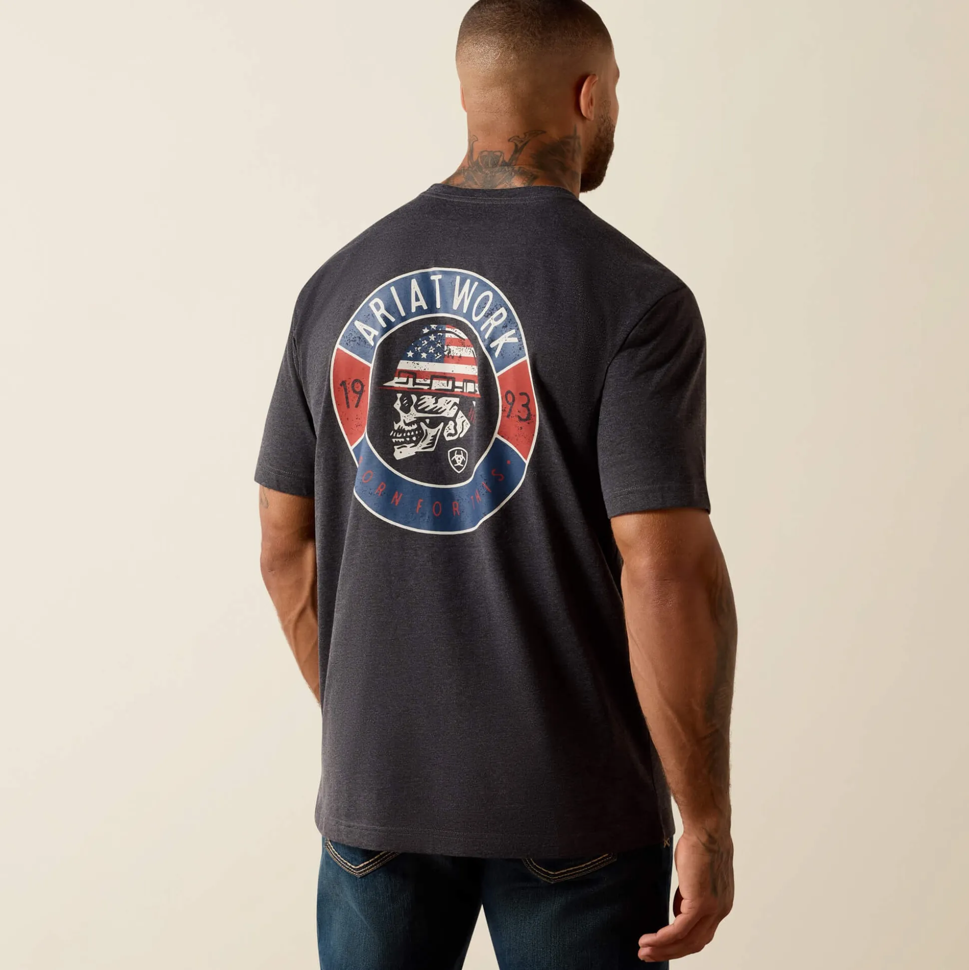 Rebar Cotton Strong Skull T-Shirt