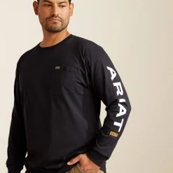 Rebar Cotton Strong Standard Logo Pocket T-Shirt