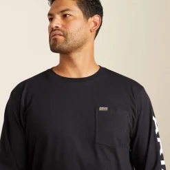 Rebar Cotton Strong Standard Logo Pocket T-Shirt
