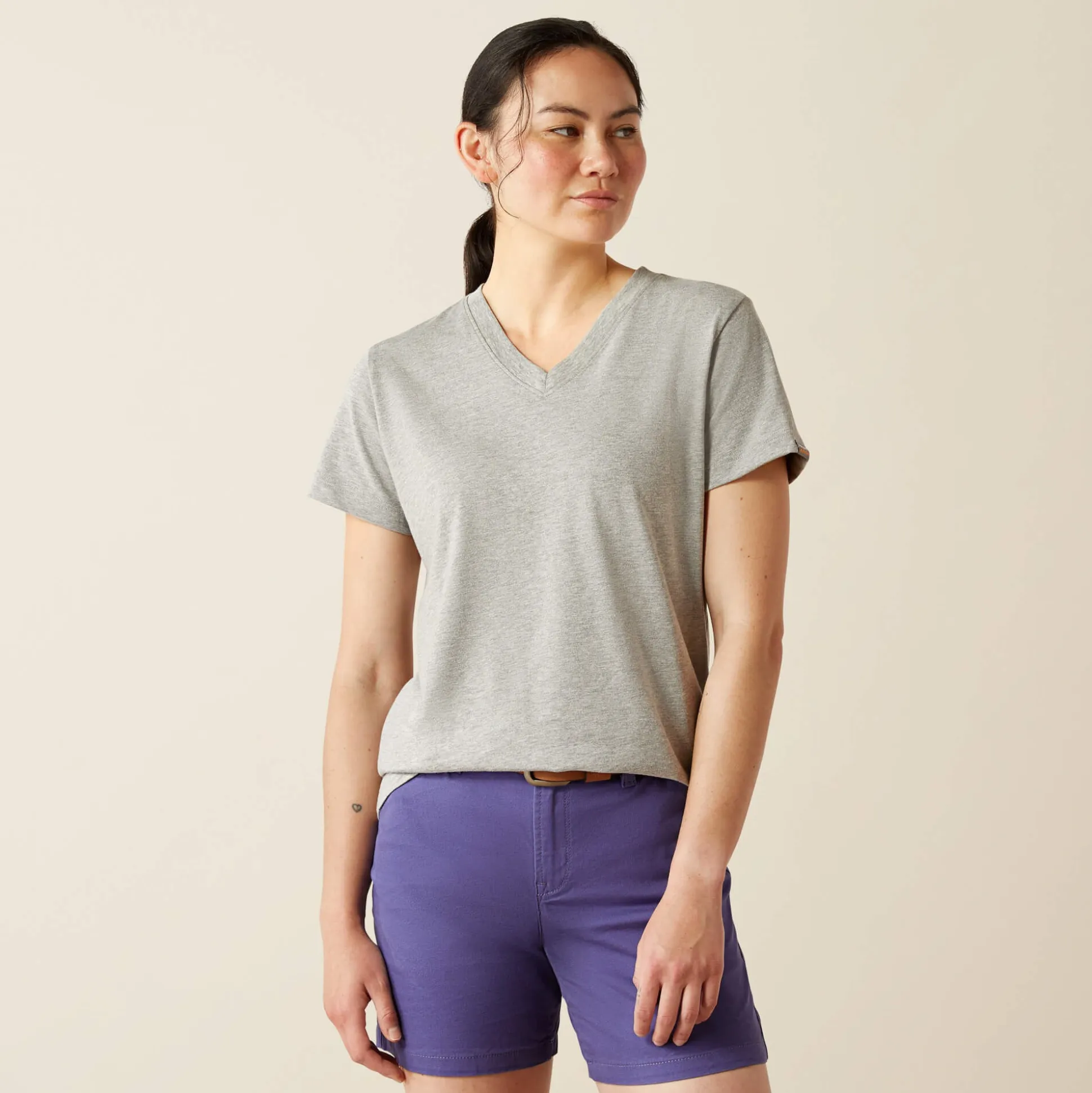 Rebar Cotton Strong Standard V-Neck T-Shirt
