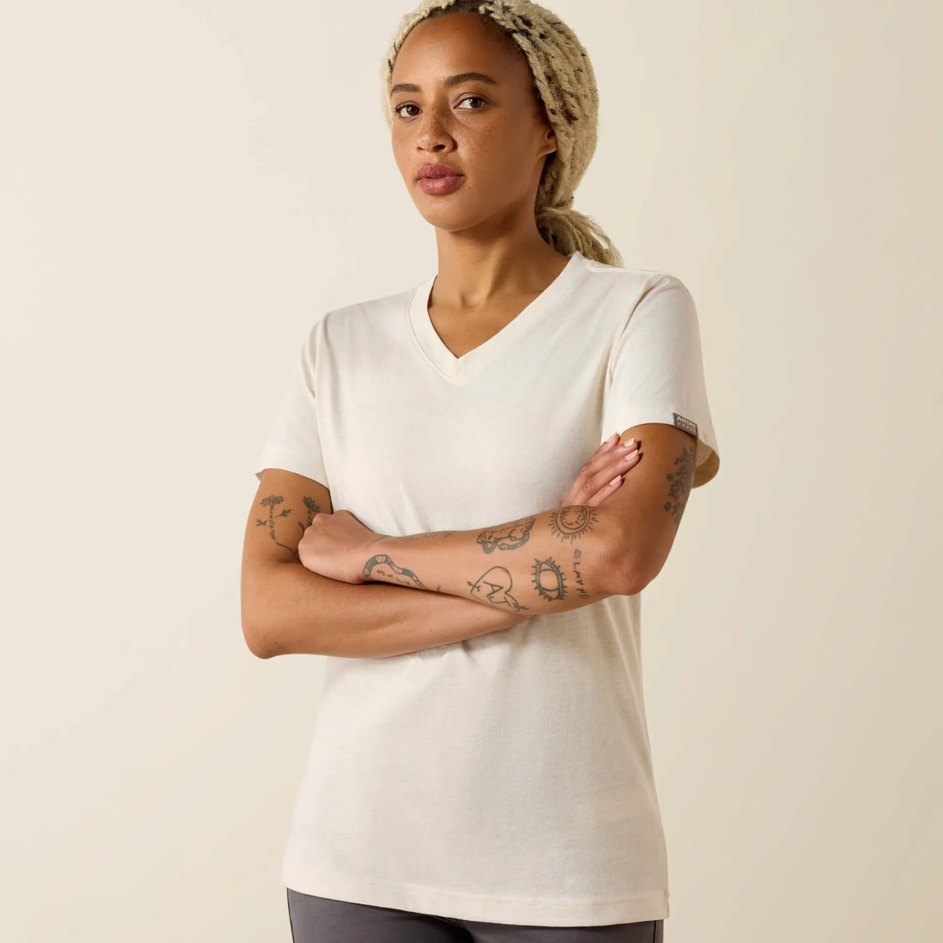 Rebar Cotton Strong Standard V-Neck T-Shirt