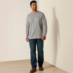 Rebar Cotton Strong Standard Logo Pocket T-Shirt