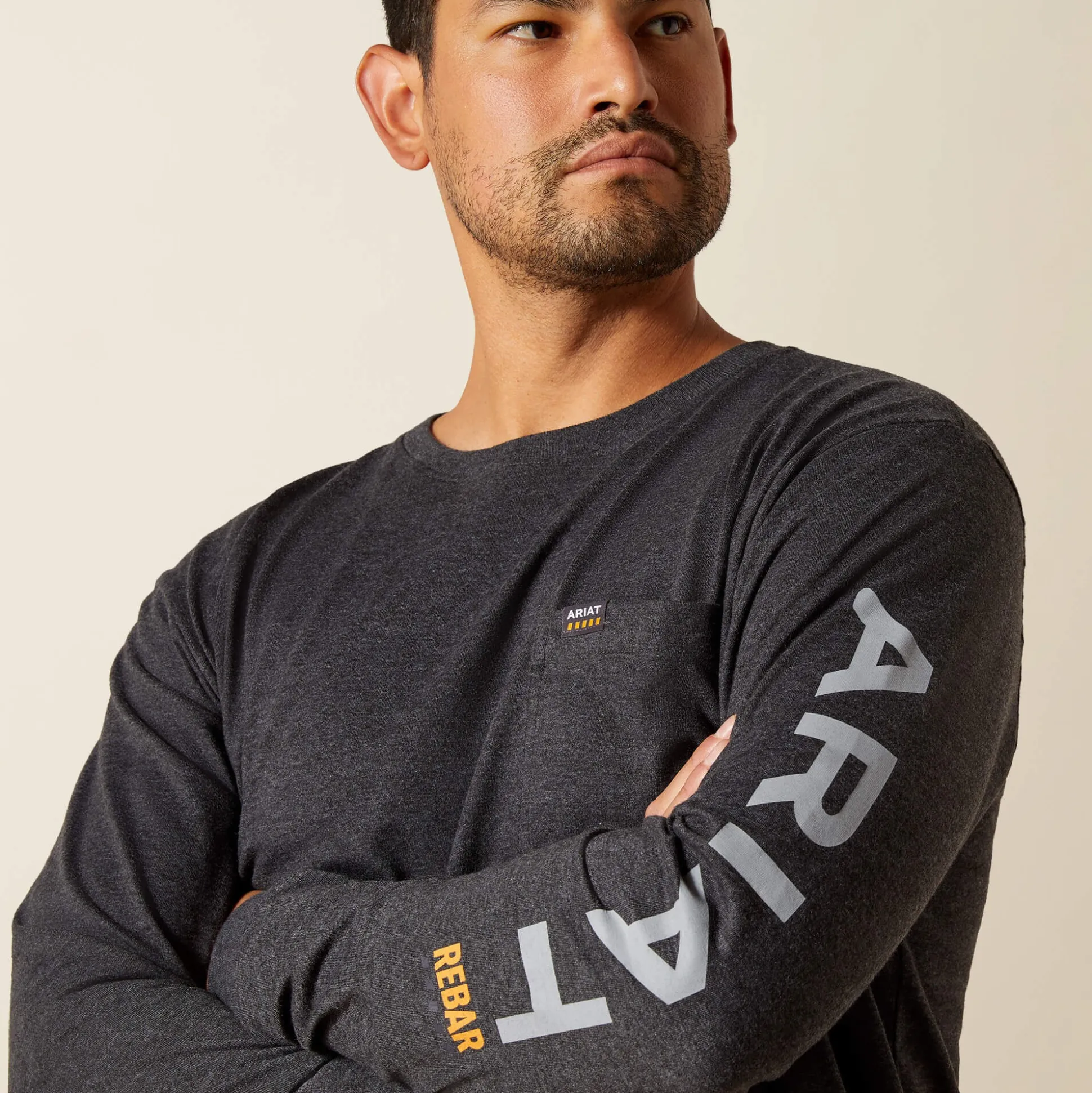 Rebar Cotton Strong Standard Logo Pocket T-Shirt