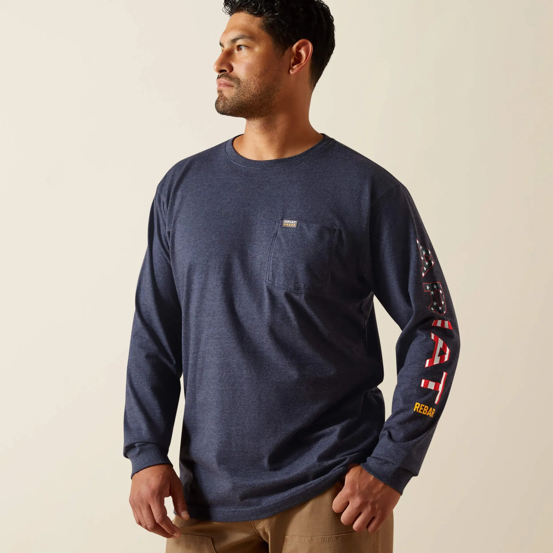 Rebar Cotton Strong Standard Logo Pocket T-Shirt