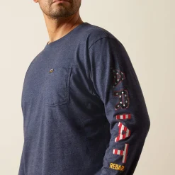 Rebar Cotton Strong Standard Logo Pocket T-Shirt
