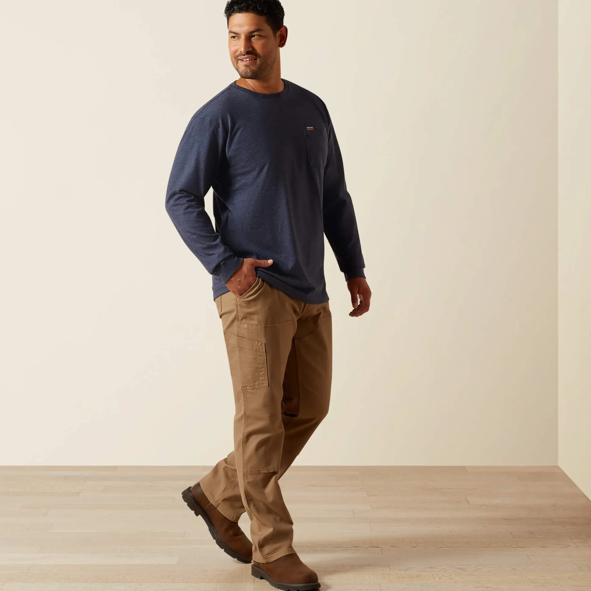 Rebar Cotton Strong Standard Logo Pocket T-Shirt