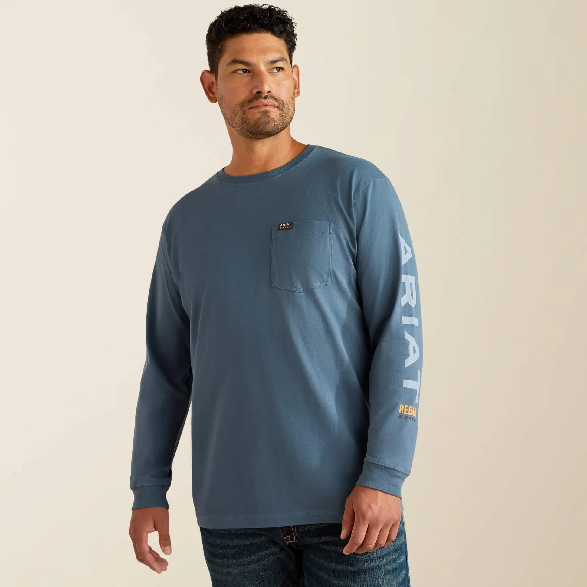 Rebar Cotton Strong Standard Logo Pocket T-Shirt