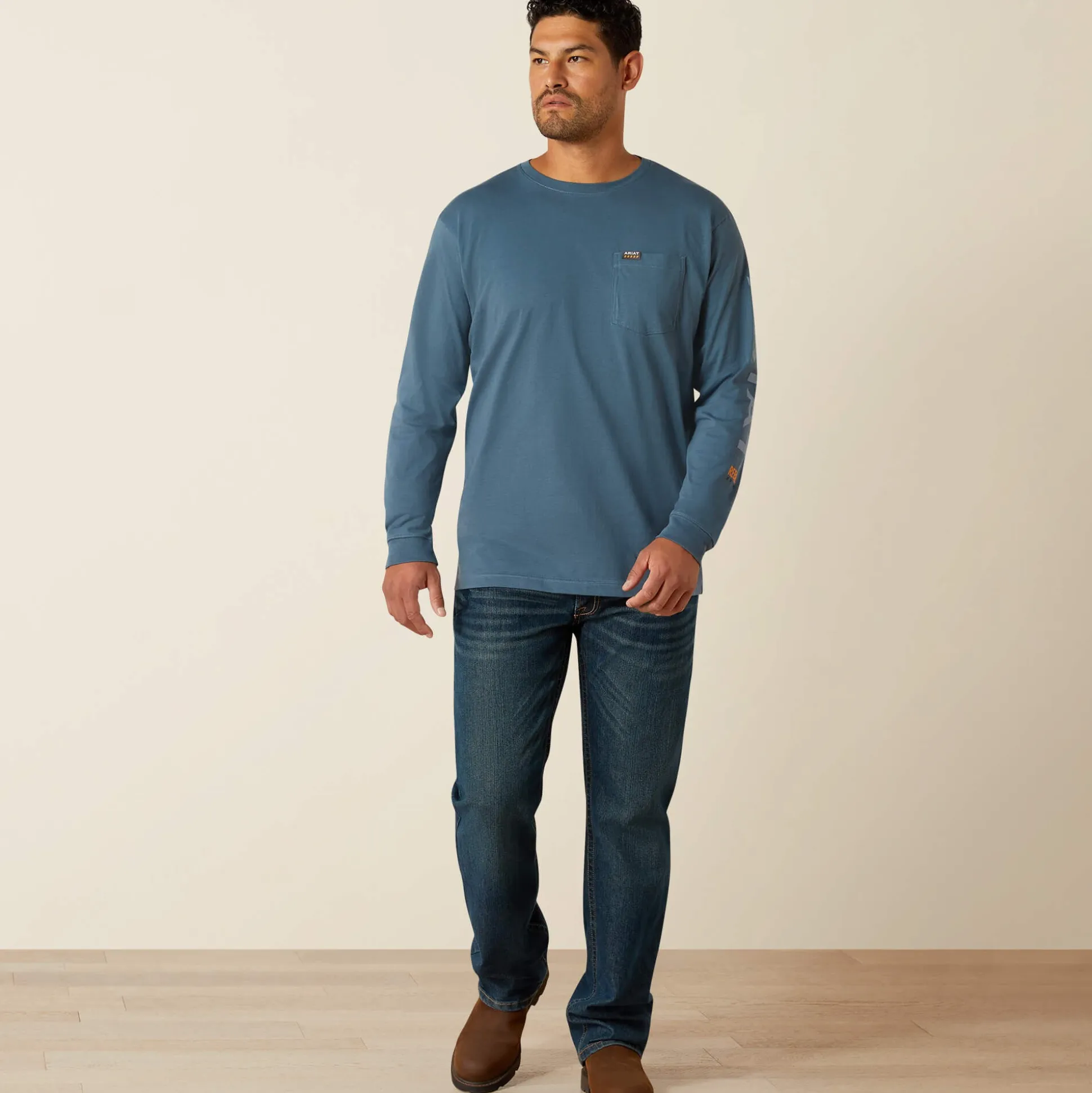 Rebar Cotton Strong Standard Logo Pocket T-Shirt