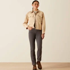 Rebar Cropped Woven Shirt Jacket