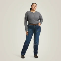 Rebar DuraStretch Riveter Double Front Straight Jean