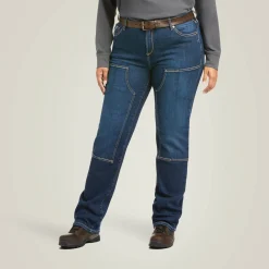 Rebar DuraStretch Riveter Double Front Straight Jean