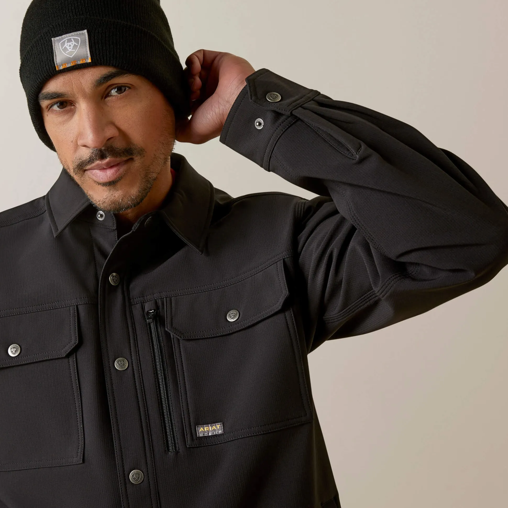 Rebar DuraStretch Utility Softshell Shirt Jacket