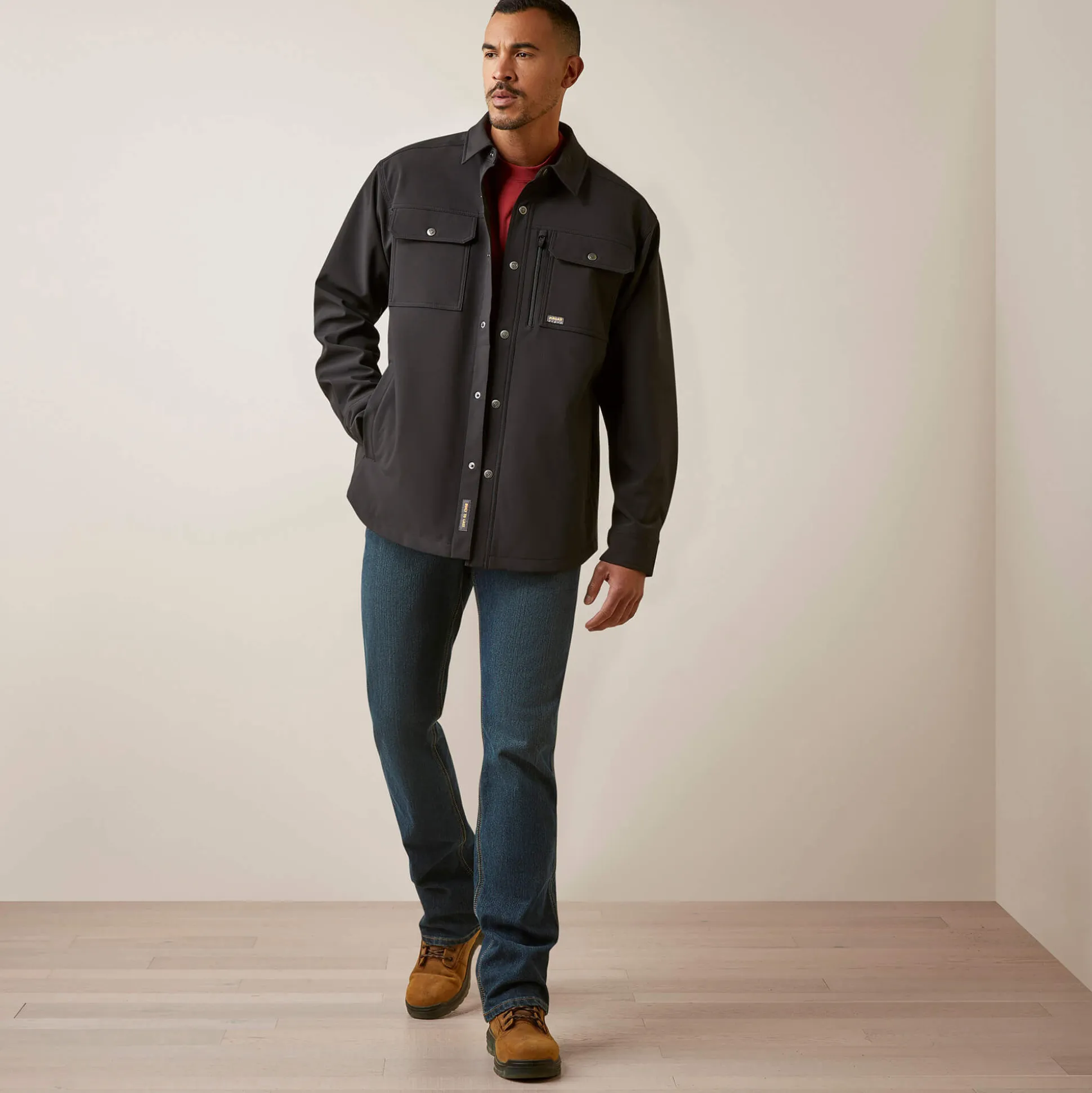 Rebar DuraStretch Utility Softshell Shirt Jacket