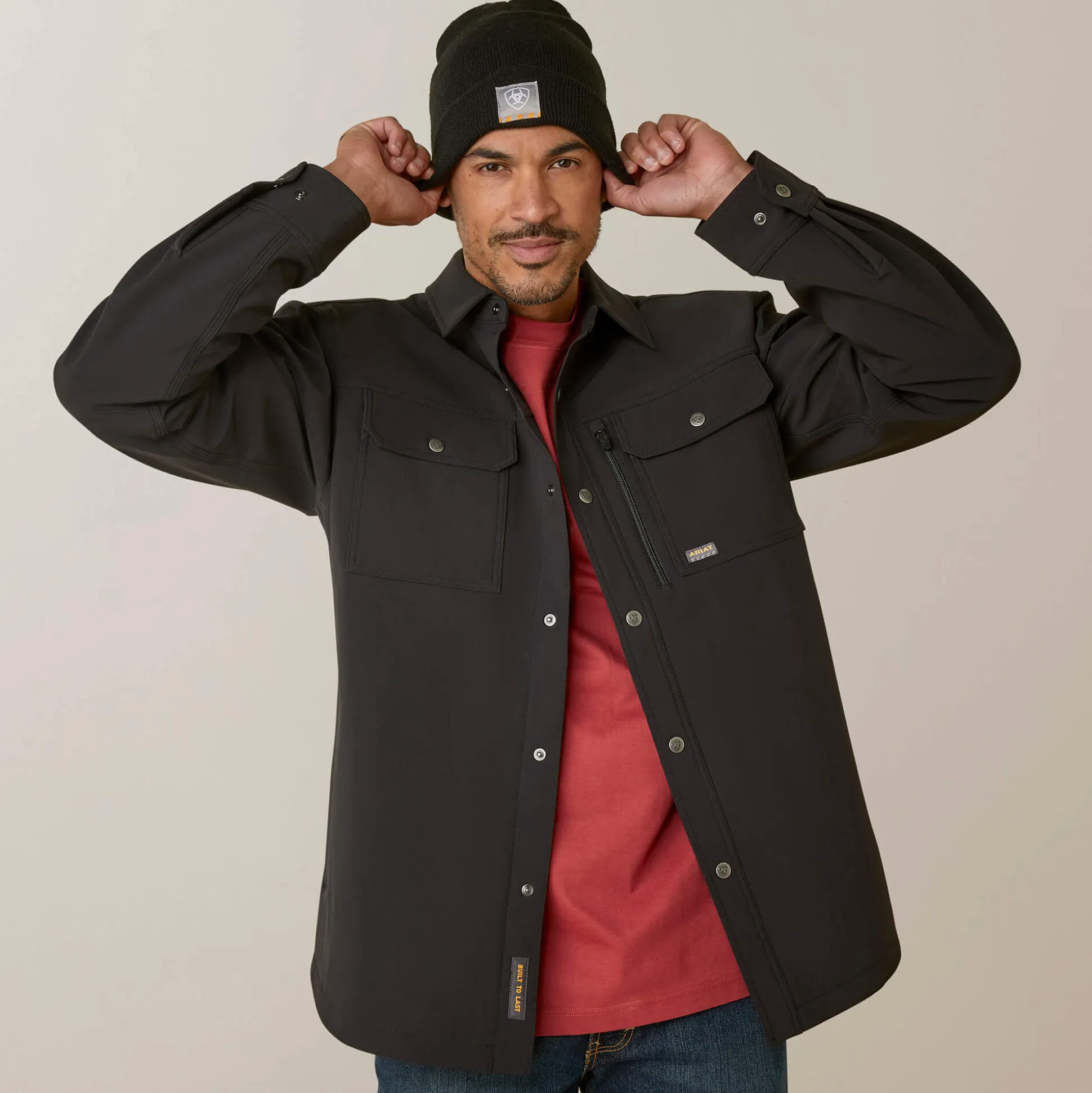 Rebar DuraStretch Utility Softshell Shirt Jacket