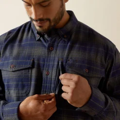Rebar Flannel DuraStretch Work Shirt