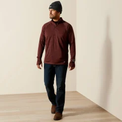 Rebar Gridwork Baselayer 1/4 Zip T-Shirt
