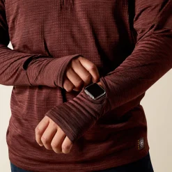 Rebar Gridwork Baselayer 1/4 Zip T-Shirt