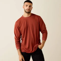 Rebar Heat Fighter Label Long Sleeve T-Shirt