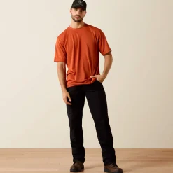 Rebar Heat Fighter Textured Logo T-Shirt