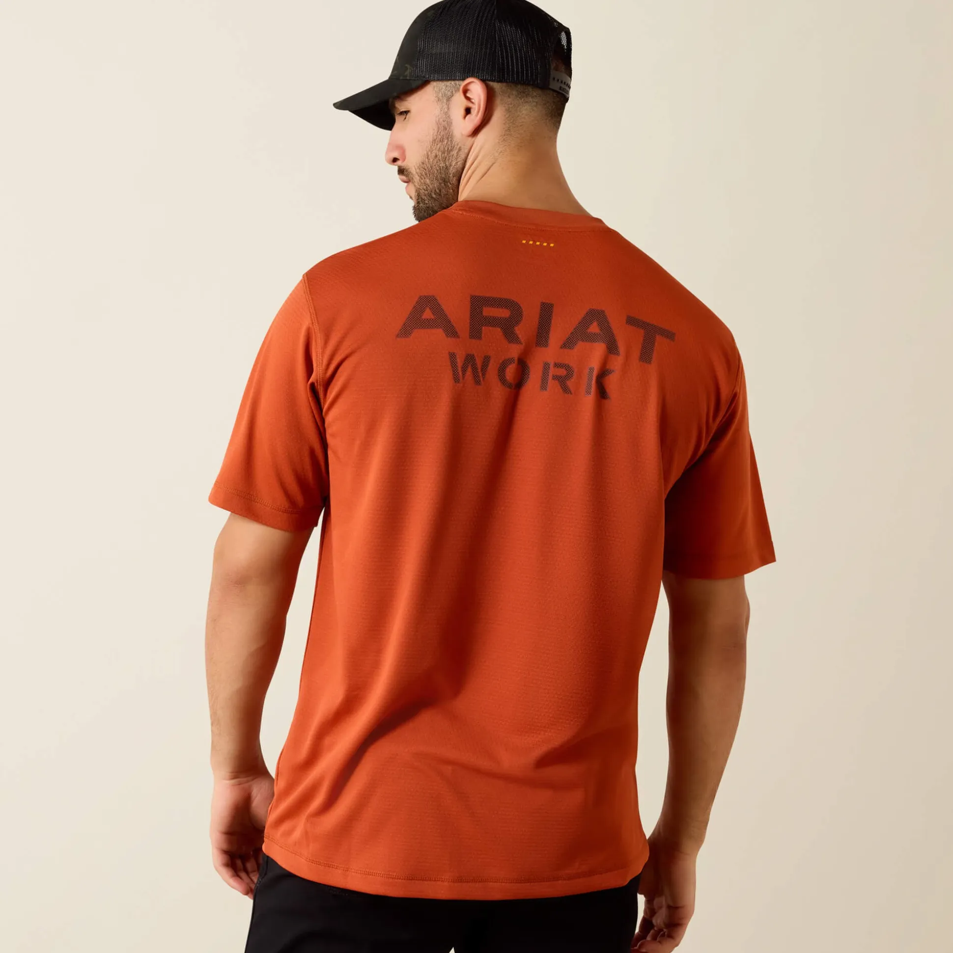Rebar Heat Fighter Textured Logo T-Shirt