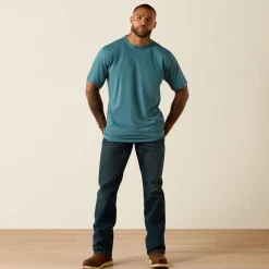 Rebar Heat Fighter Textured Logo T-Shirt