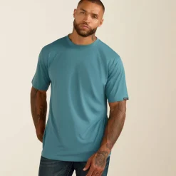 Rebar Heat Fighter Textured Logo T-Shirt