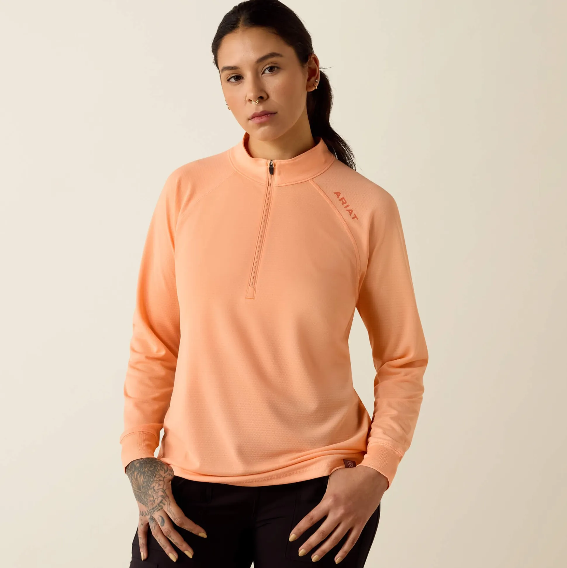 Rebar Heat Fighter 1/2 Zip T-Shirt