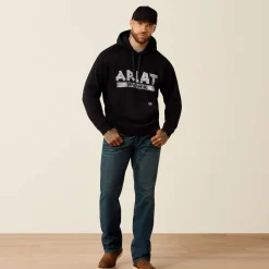 Rebar Lightweight Duct Logo Hoodie