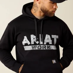 Rebar Lightweight Duct Logo Hoodie