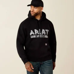 Rebar Lightweight Duct Logo Hoodie