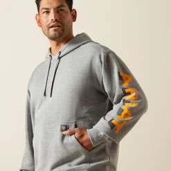 Rebar Lightweight Logo Hoodie