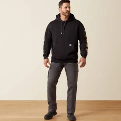 Rebar Lightweight Logo Hoodie