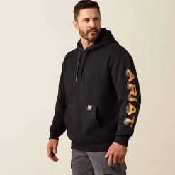 Rebar Lightweight Logo Hoodie