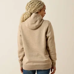 Rebar Lightweight Logo 1/2 Zip Hoodie