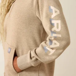 Rebar Lightweight Logo 1/2 Zip Hoodie