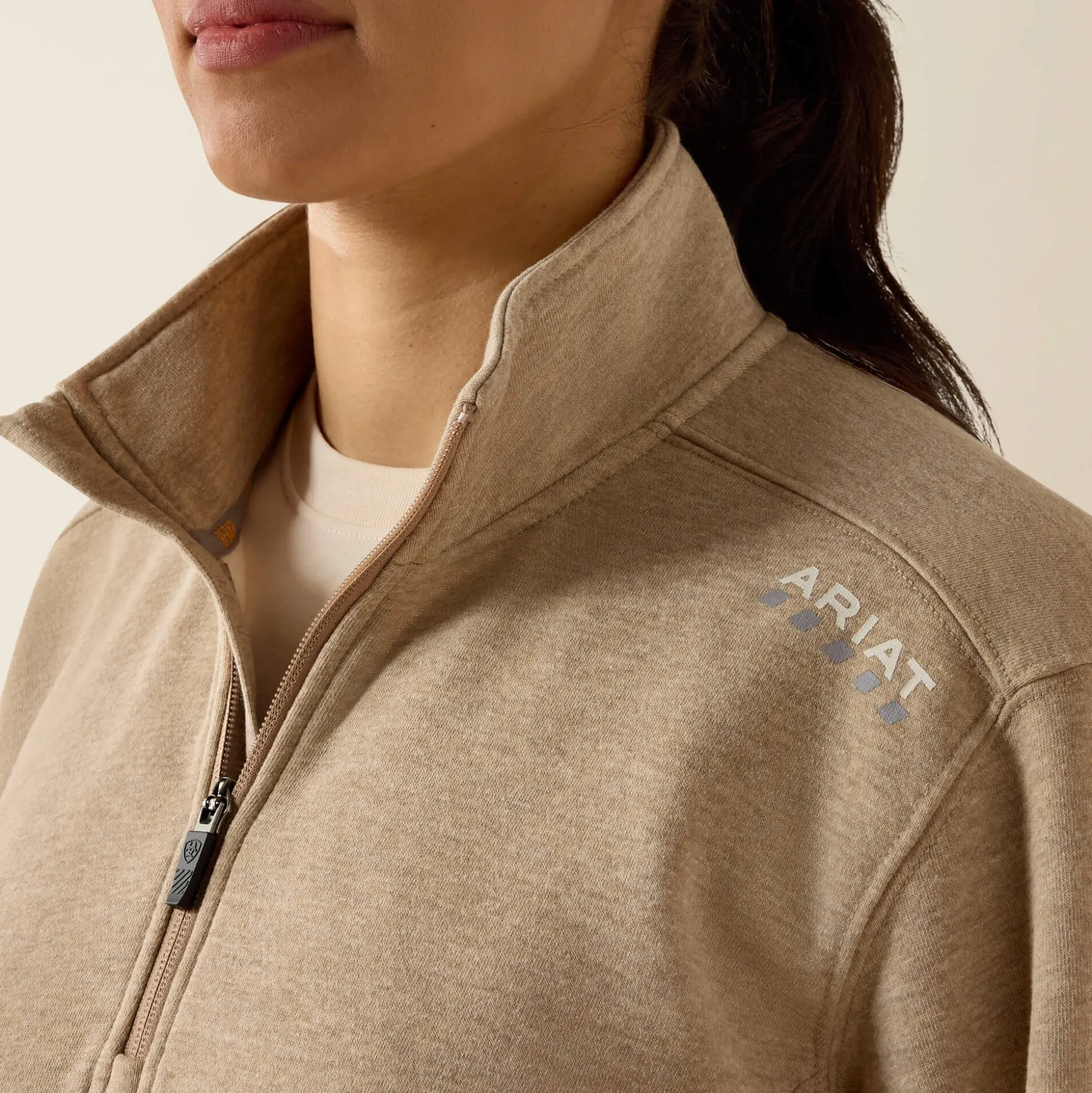 Rebar Lightweight Mock 1/2 Zip Sweatshirt
