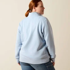 Rebar Lightweight Mock 1/2 Zip Sweatshirt