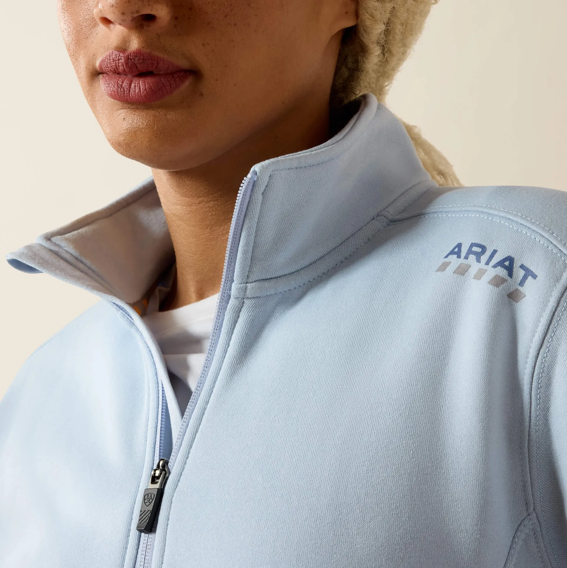 Rebar Lightweight Mock 1/2 Zip Sweatshirt