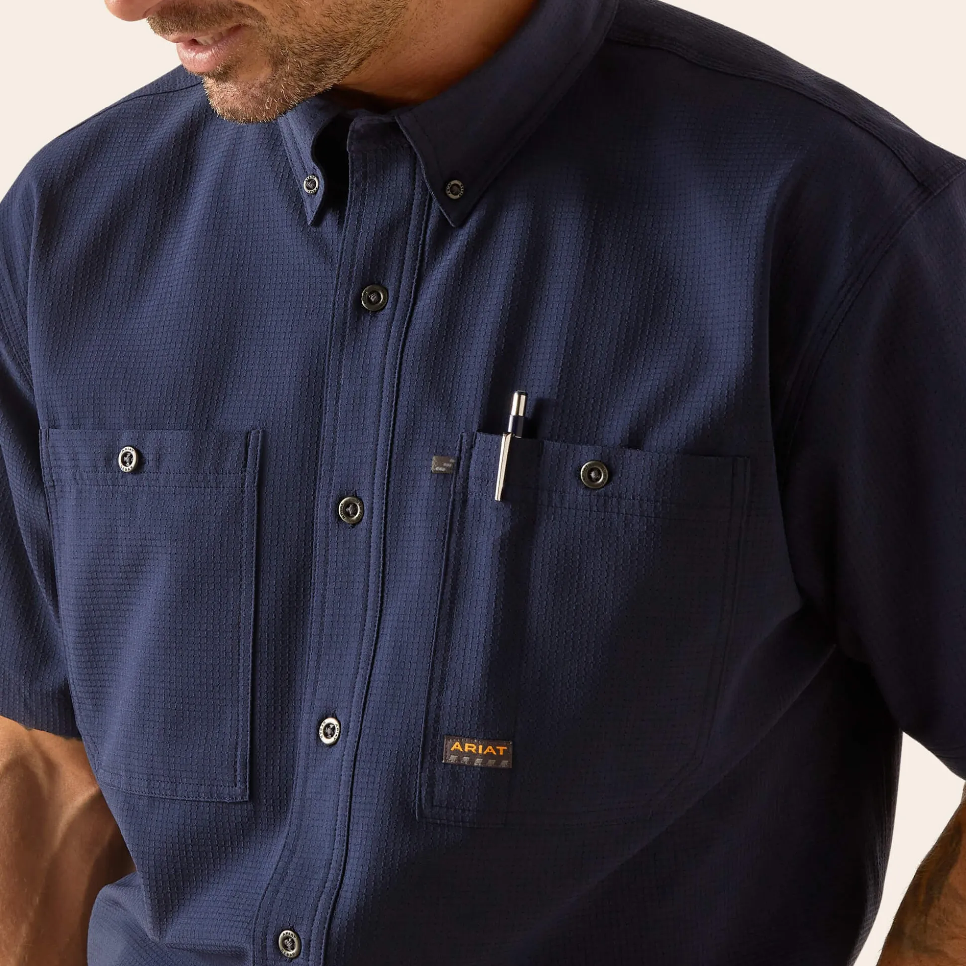 Rebar Made Tough 360 Airflow Work Shirt