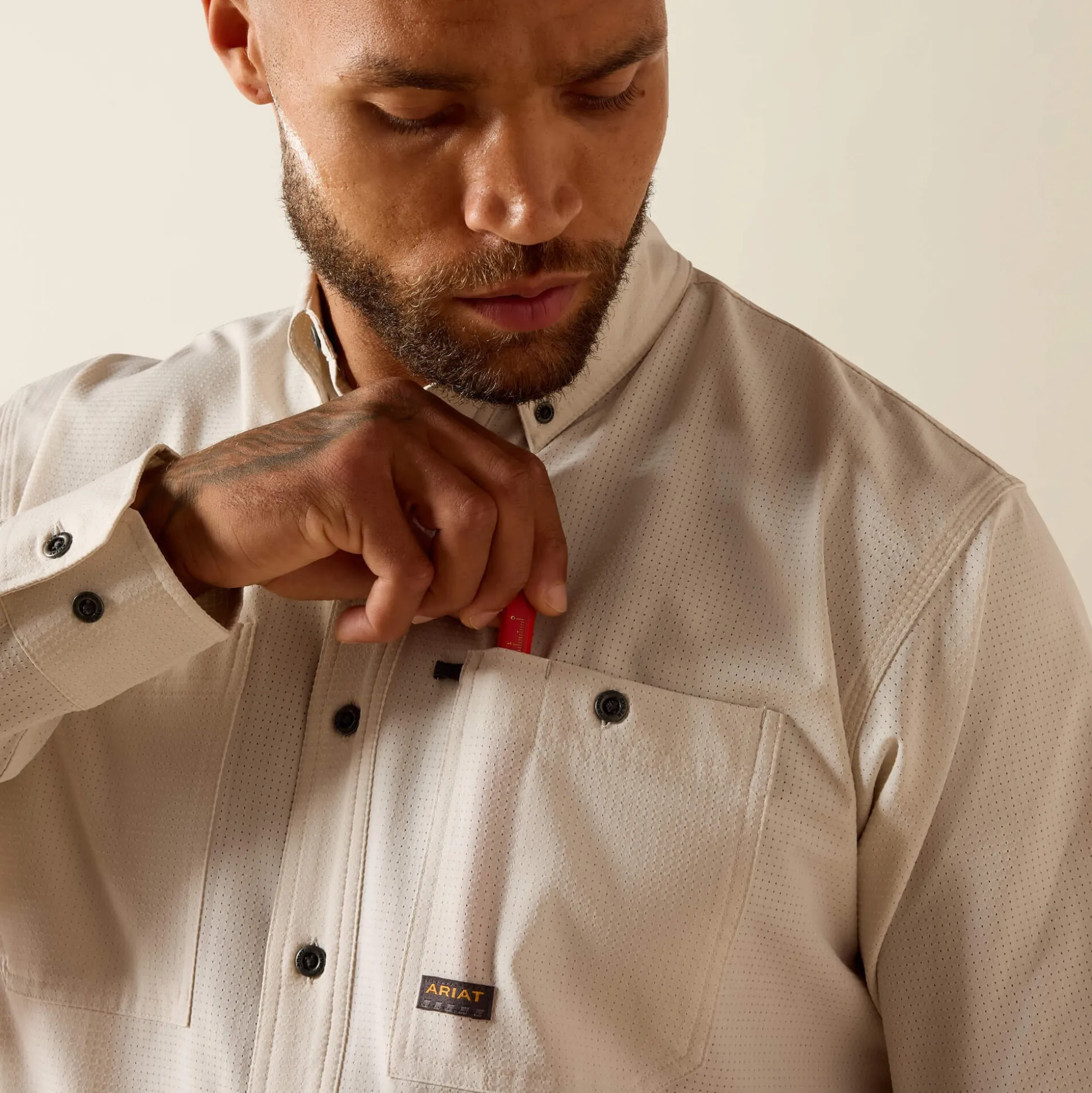 Rebar Made Tough 360 Airflow Work Shirt