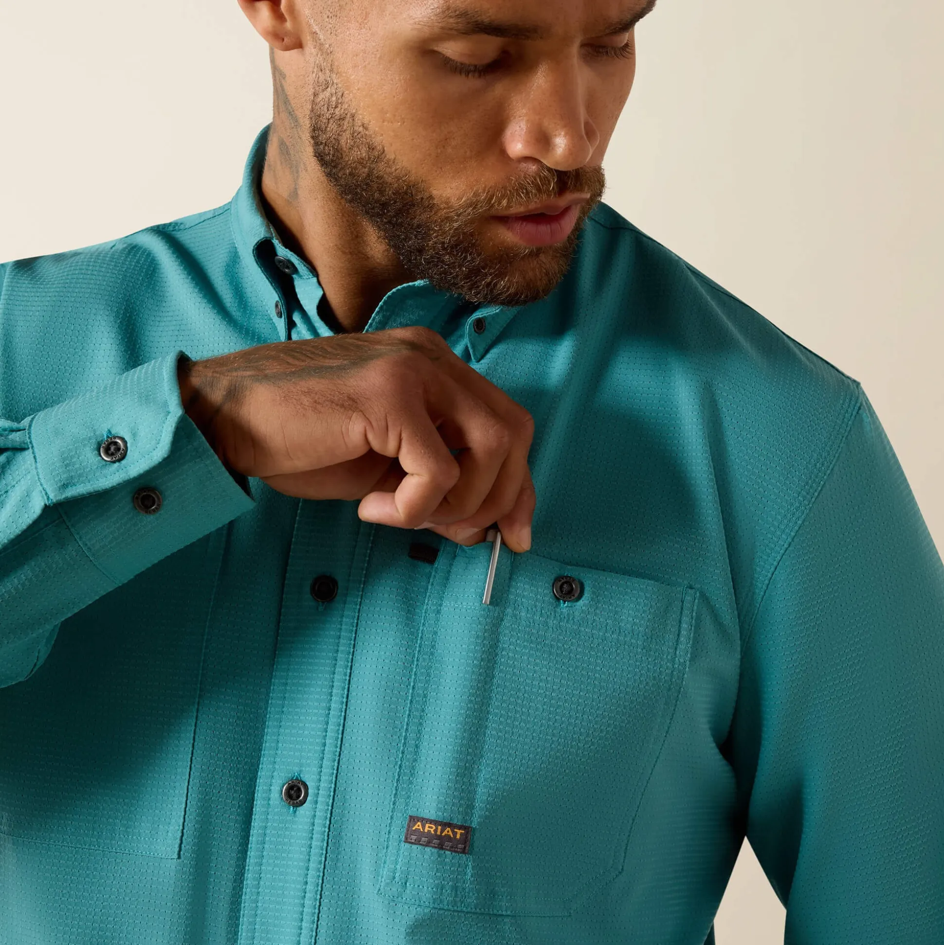 Rebar Made Tough 360 Airflow Work Shirt