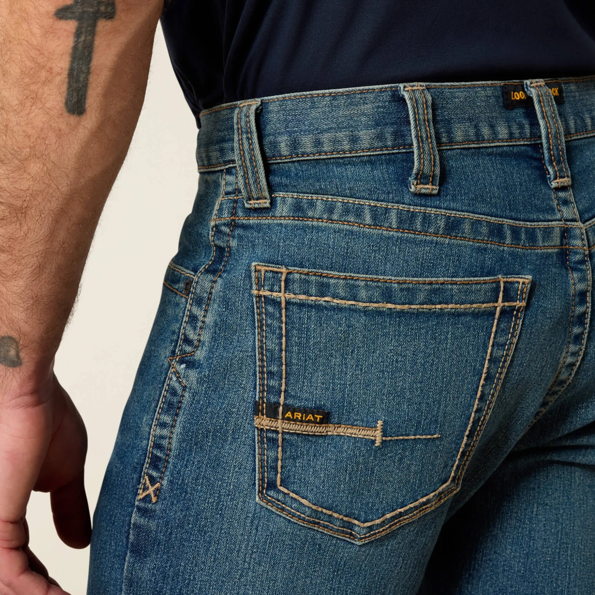 Rebar M7 DuraStretch Edge Stackable Straight Leg Jean