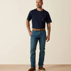 Rebar M7 DuraStretch Edge Stackable Straight Leg Jean